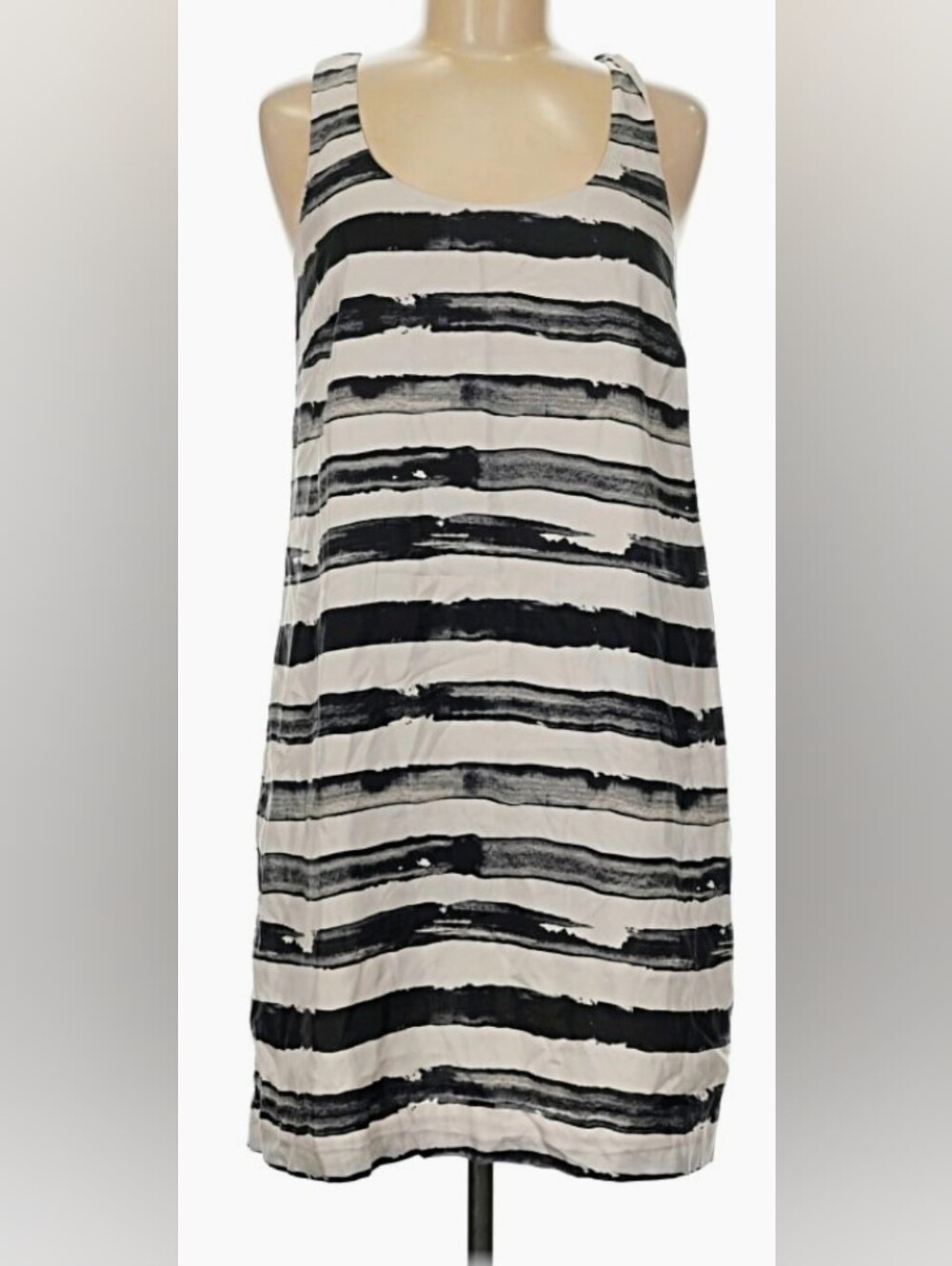 J. CREW 🐦 Striped Knee-length SILK SUN DRESS 🌞 Strappy & Sensuous BOHO 🌞 Sz 8